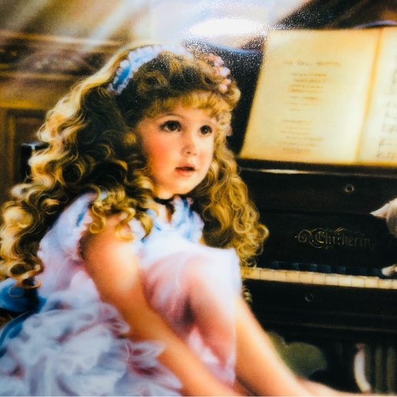 Sandra Kuck Collectors Plate “The Rehearsal” Ballet Piano Vintage 1988 - Picture 3 of 9